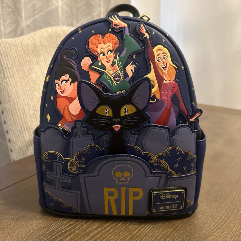 NWT Loungefly Disney Hocus Pocus Sanderson Sisters Mini Backpack